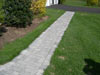 3' walkway installed to replace existing asphalt walkway