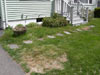 Existing flagstone walkway 1